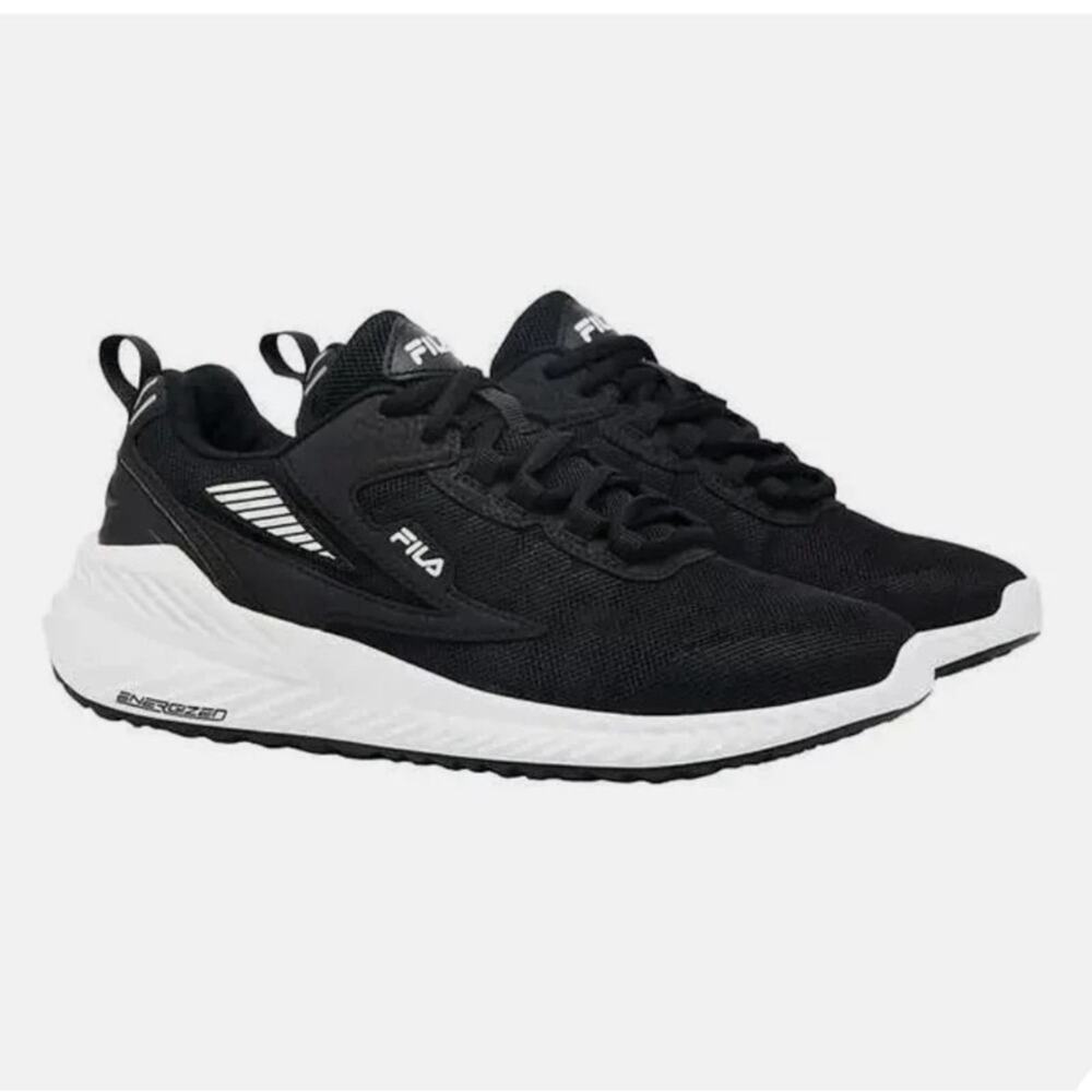 Fila Women's Winspeed Black  Lace-up Athletic Running Shoe size 10 NWT